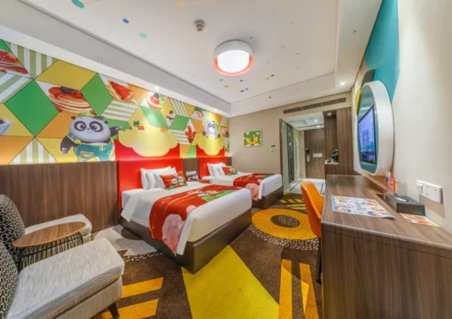 Kuku Panda Theme Room-Two Beds