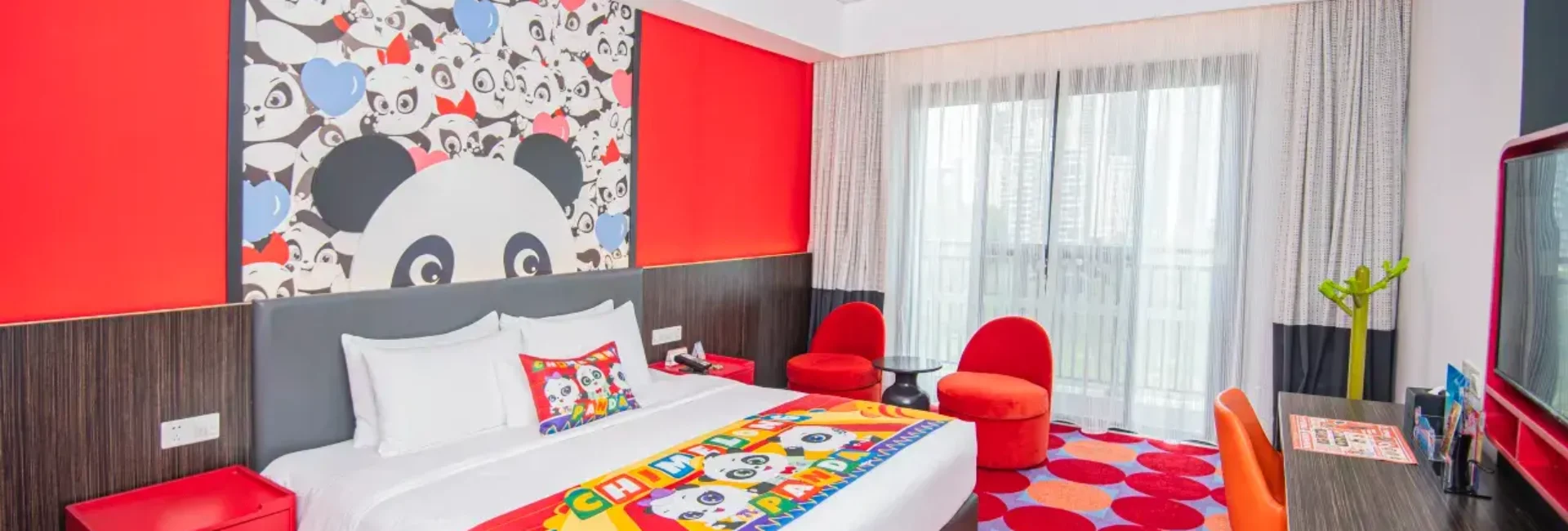 Kuku Panda Theme Room-King Bed